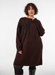 Jumper dress with large flower appliqu&eacute;, Brown, Model image number 0