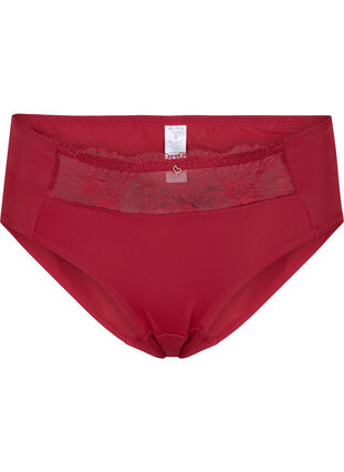 Lace hipster knickers, Rhubarb, Packshot image number 0