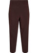 Tailored trousers with wide legs and high waist, Brown, Packshot image number 1