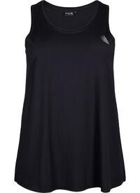 Training top with a round neck