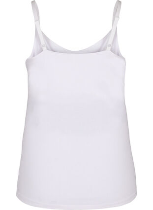 Maternity top with breastfeeding function, Bright White, Packshot image number 1