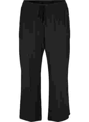 Viscose workout trousers with pockets