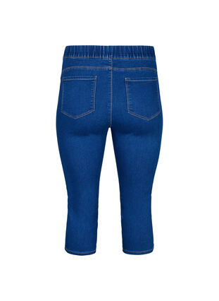 Denim knickers with elastic waistband, Dark Blue Denim, Packshot image number 1