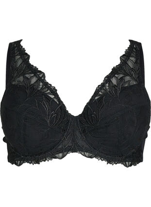 Padded lace bra with underwire