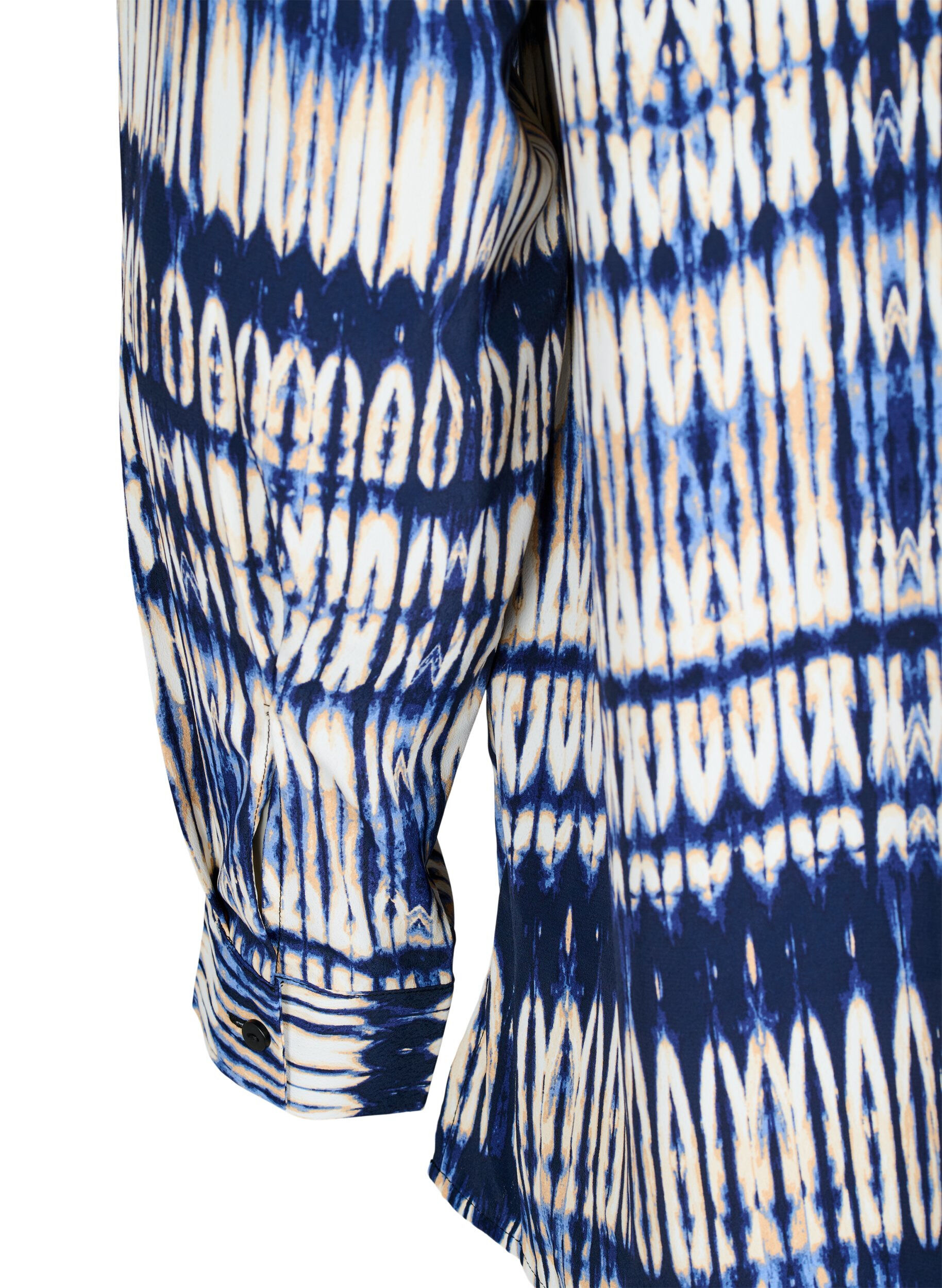 Zizzifashion Patterned shirt, Blue, Packshot image number 4