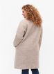 Plaid bouclé coat with buttons, Simply Taupe, Model image number 1