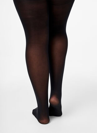 60 denier tights with push up and shaping effect, Black, Model image number 3