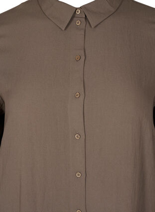 Long shirt dress in viscose, Falcon, Packshot image number 2