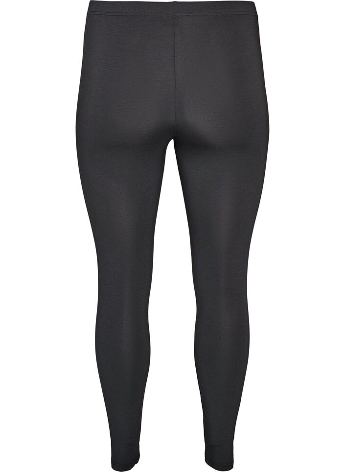 Basic viscose leggings, Dark Grey, Packshot image number 1