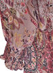 Tunic with paisley print and smocked cuffs, Rose, Packshot image number 3
