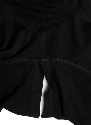 Shapewear bodysuit with opening at the bottom, Black, Packshot image number 4