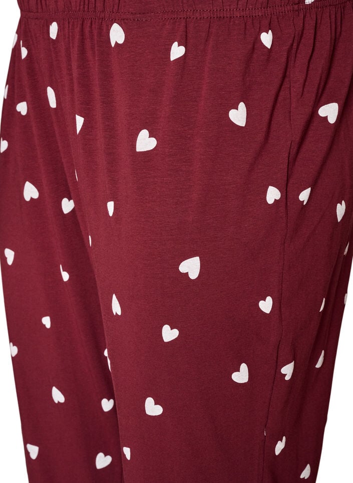 Printed pyjama bottoms, Red, Packshot image number 2