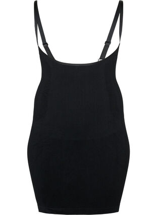 Torsette shapewear with thin straps, Black, Packshot image number 0