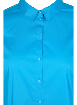 Long-sleeved shirt with high cuffs, Dresden Blue, Packshot image number 2