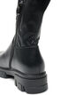 Long faux leather boot with a chunky sole, Black, Packshot image number 2