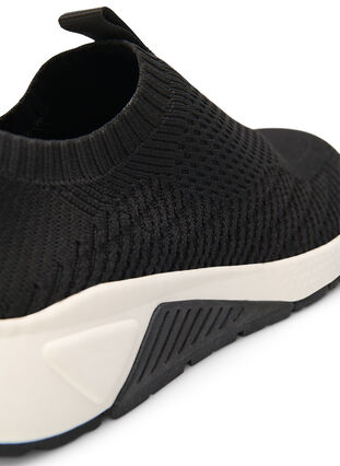 Wide fit slip-on sneaker, Black, Packshot image number 4