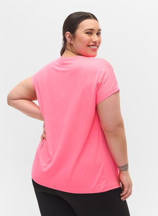 T-shirt, Neon pink, Model image number 2