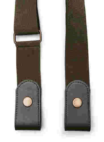 Stretch belt, Army, Packshot image number 1