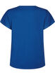 Solid-coloured workout T-shirt, Blue, Packshot image number 1