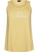 Cotton top with a-shape, Yellow, Packshot image number 0