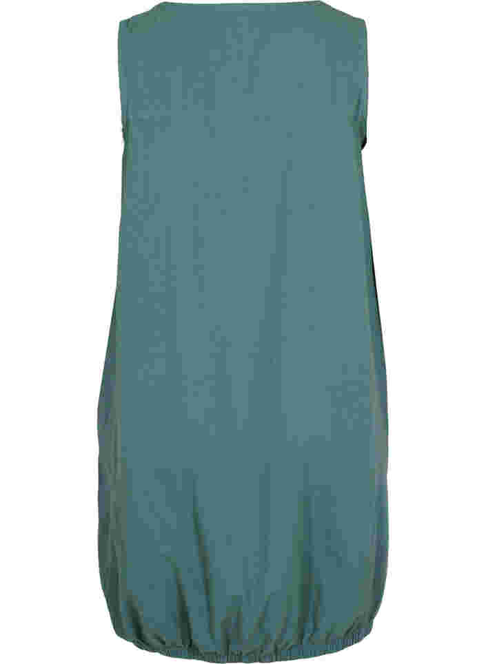 Sleeveless cotton dress, Sea Pine, Packshot image number 1