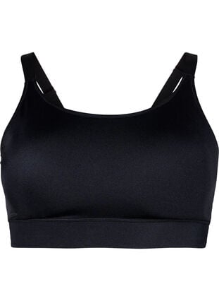Bikini top with removable inserts, Black, Packshot image number 0