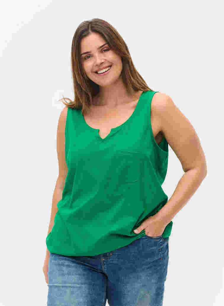 Cotton top with elasticated band in the bottom, Jolly Green, Model image number 0