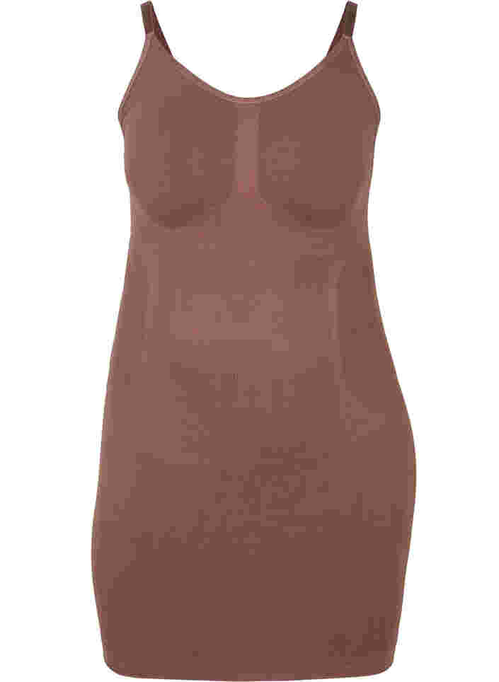 Shapewear dress with thin straps, Clove, Packshot image number 0
