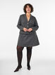 Short blazer with a checked pattern, Dark Grey, Model image number 1