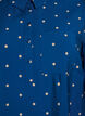 Short dress with collar and chest pocket, Blue, Packshot image number 2