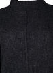 Long oversized knitted dress with slit, Dark Grey, Packshot image number 2