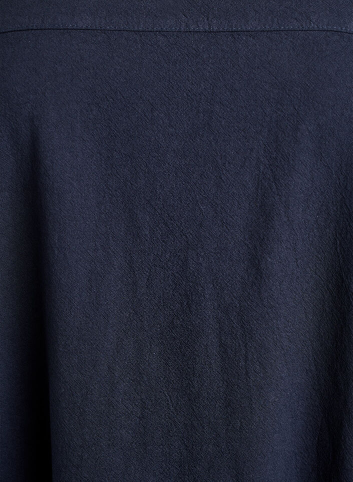 Short-sleeved cotton dress, Blue, Packshot image number 2