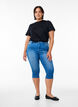 High-waisted Amy capri jeans with super slim fit, Light Blue, Model image number 0