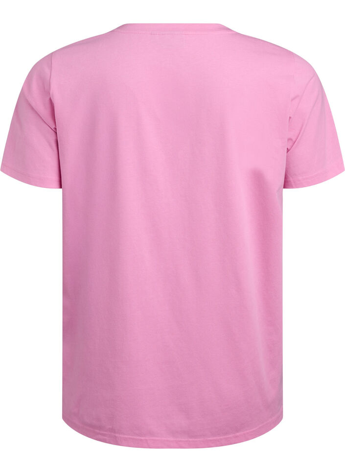 FLASH - V-neck T-shirt, Pink, Packshot image number 1