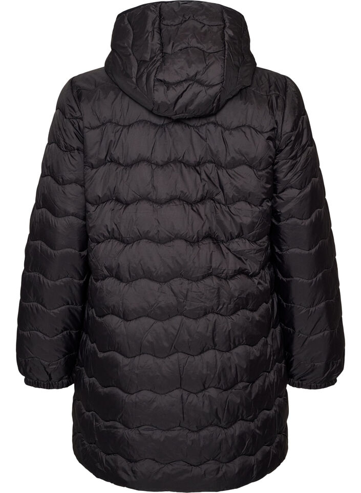 Quilted jacket, Black, Packshot image number 1