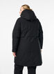 Winter jacket with adjustable waist, Black, Model image number 2