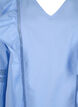 Blouse with ruffles and lace trim, Light Blue, Packshot image number 2