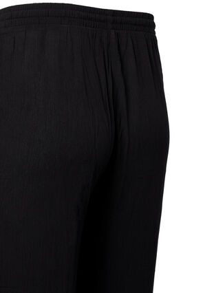	 Viscose trousers with drawstring, Black, Packshot image number 2