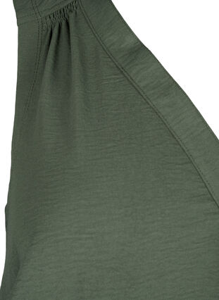 Sleeveless top with wrinkle details, Thyme, Packshot image number 3