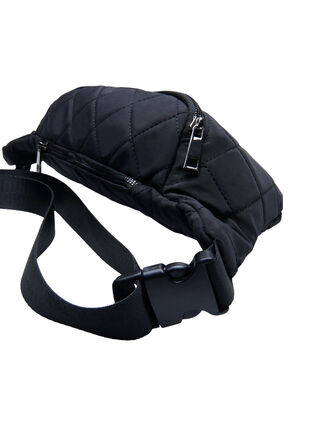 Quilted belt bag, Black, Packshot image number 2
