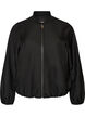Lightweight jacket with a balloon silhouette, Black, Packshot image number 0