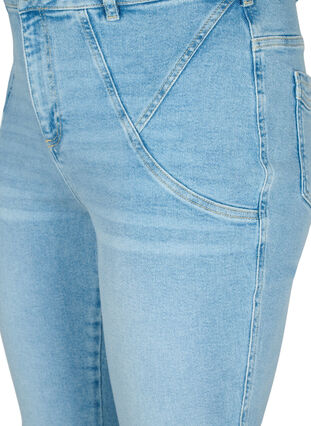 High waisted Amy jeans with super slim fit, Light blue, Packshot image number 2