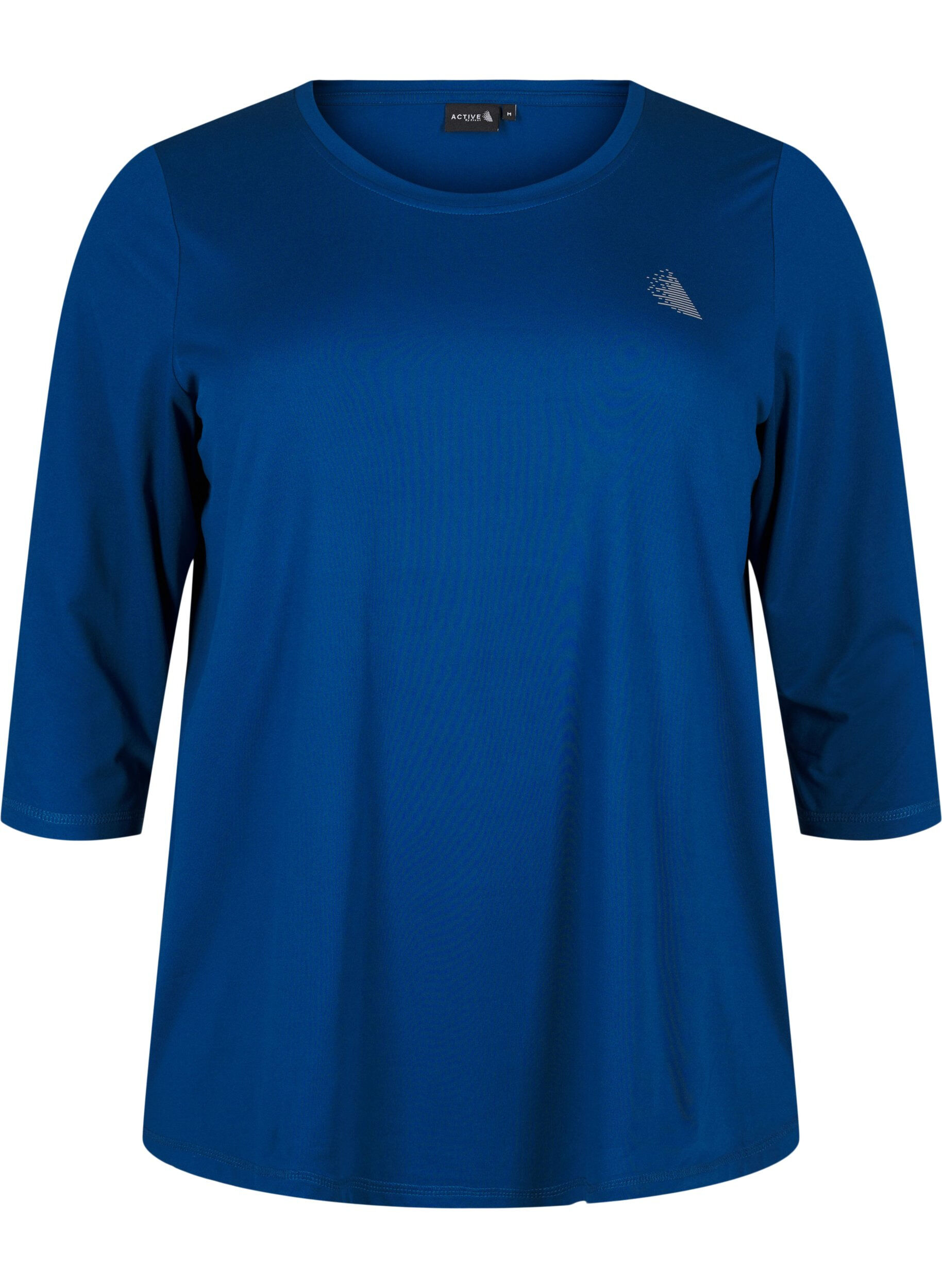 Zizzifashion Sports top with 3/4 sleeves, Blue, Packshot image number 0