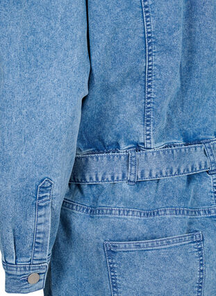 Long-sleeved denim Jumpsuit, Light Blue Denim, Packshot image number 4