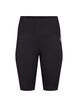 Long tight training shorts, Black, Packshot image number 0