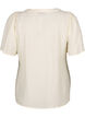 Lyocell shirt blouse with texture, Antique White, Packshot image number 1