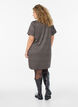 Short checked dress with a shirt collar, Brown, Model image number 2