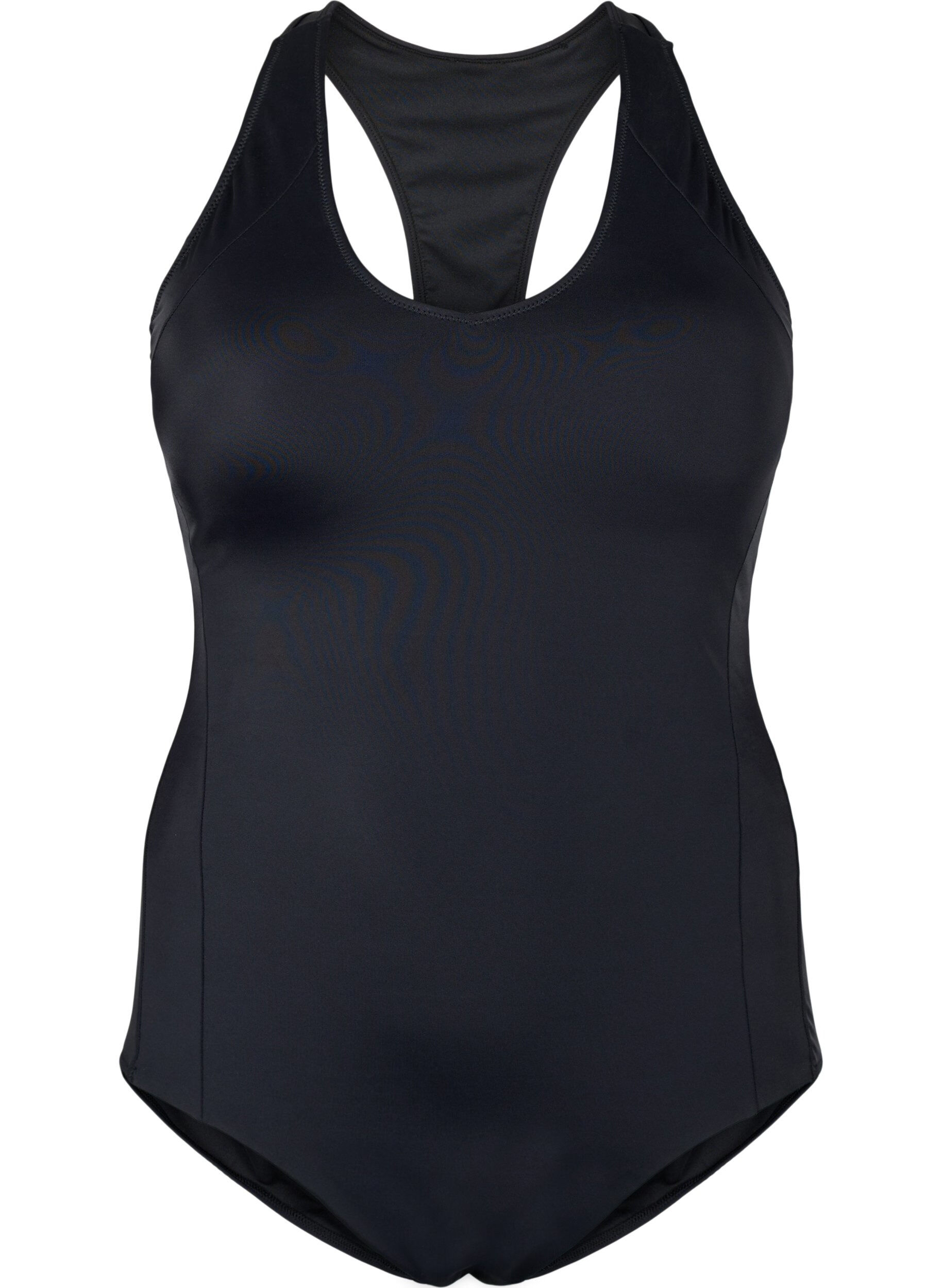 Zizzifashion Sports swimsuit with racerback, Black, Packshot image number 0