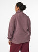 Sweatshirt with high collar and pockets, Red, Model image number 2