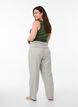 Loose lounge trousers with wide waistband, Grey, Model image number 1